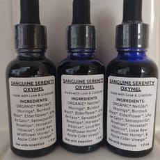 Sanguine Serenity Oxymel Elixir Main