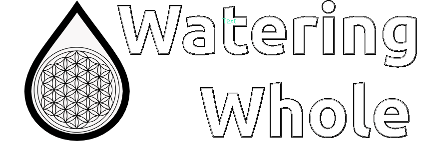 Watering Whole Logo White Wide